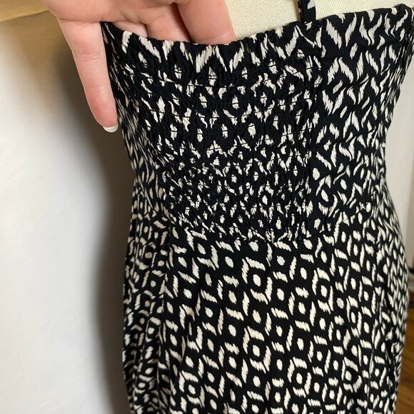 Old Navy Aztec Print Black an White Spaghetti Strap Mini Dress Size Small Womens - Picture 8 of 13